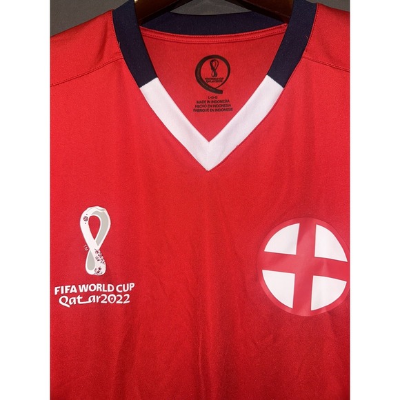 Men's FIFA World Cup Classic Secondary Soccer Jersey England Men's Size Large - Picture 2 of 3